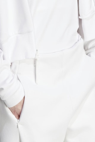 Broek met Hoge Taille Wit 