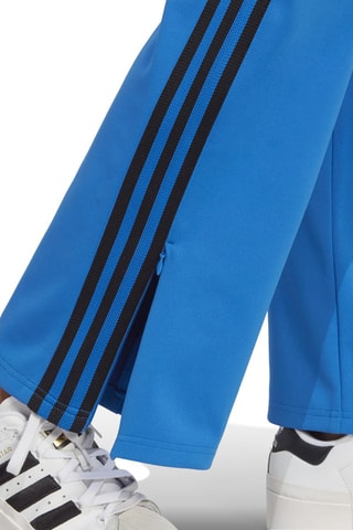 Broek Hoge Taille Wide Legs Lichtblauw