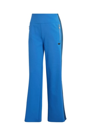 Broek Hoge Taille Wide Legs Lichtblauw