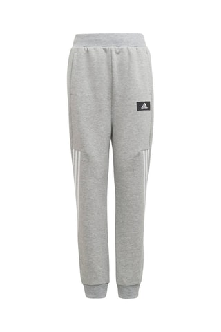 Broek Future Icons 3-Stripes Tapered-Leg - Gemêleerd Lichtgrijs
