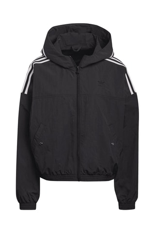 Windjack met Capuchon Adicolor Classics - Zwart