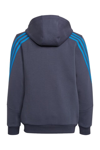 Jasje met Capuchon Future Icons 3-Stripes - Grijsblauw