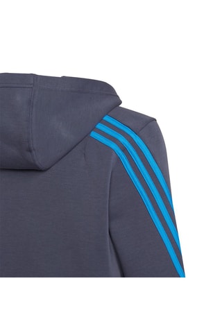 Jasje met Capuchon Future Icons 3-Stripes - Grijsblauw