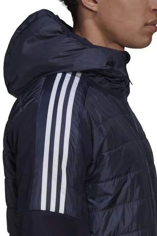 Jasje met Capuchon Essentials Insulated Hybrid- Marineblauw