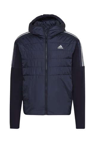 Jasje met Capuchon Essentials Insulated Hybrid- Marineblauw