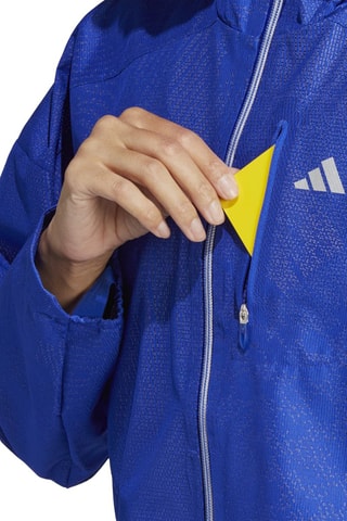 Hardloopjasje met Capuchon Adizero - Koningsblauw
