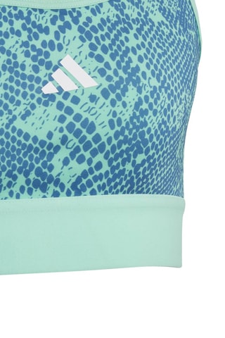 Sportbeha Aeroready Powerreact - Zeegroen en Blauw