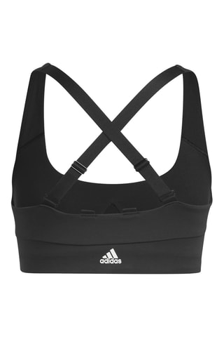 Push-up Sportbeha Pwi Ms Logo - zwart 
