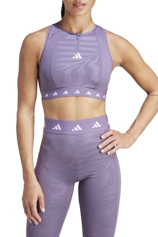 Sportbeha Techfit Powerimpact - Paars