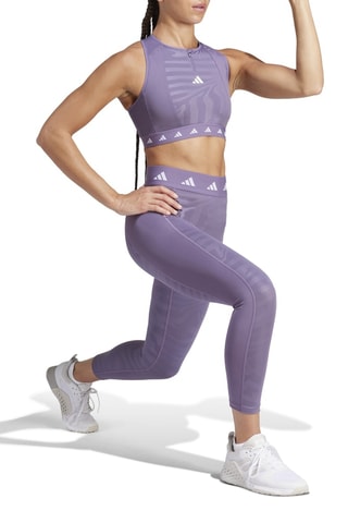 Sportbeha Techfit Powerimpact - Paars