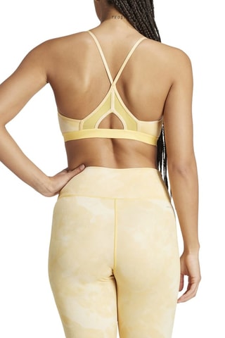 Sportbeha Aeroreact Essentials- Geel