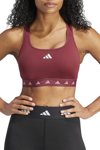 Push-up Sportbeha Designe - Bordeauxrood