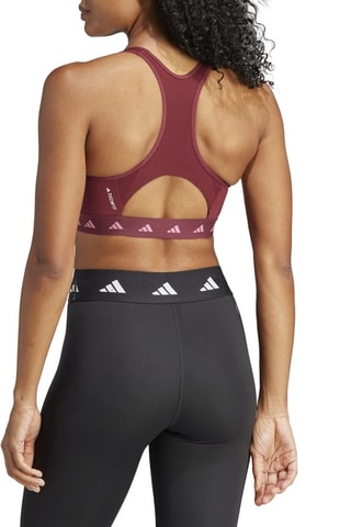 Push-up Sportbeha Designe - Bordeauxrood