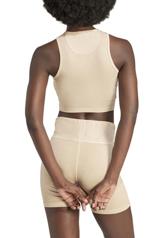 Crop top zonder mouwen Trefoil Essentials - Beige