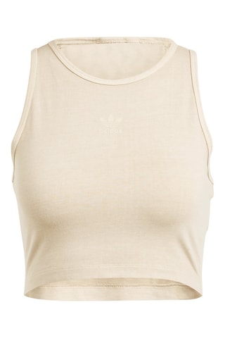 Crop top zonder mouwen Trefoil Essentials - Beige