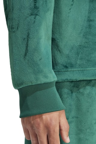 Velours Polo Smaragdgroen