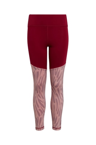 Legging Optime Aeroready Training Stretch Graphic - Rood en Roze
