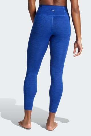 Sportlegging Hoge Taille All Me - Gemêleerd Blauw