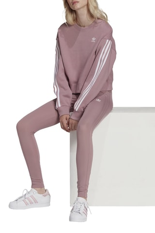 Legging Hoge Taille Tonal 3-Stripes Roze