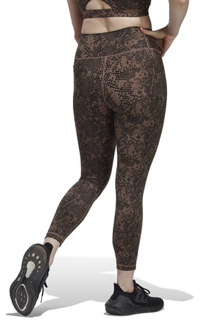 7/8 legging met zak Optime- Bruin en Zwart
