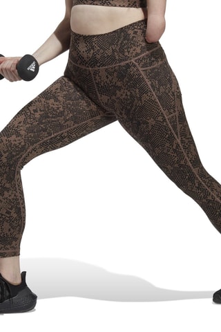 7/8 legging met zak Optime- Bruin en Zwart
