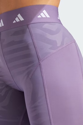 Sportlegging Hoge Taille TF Print 7/8 L - Paars