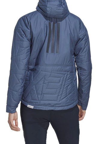 Gewatteerde Jas met Capuchon Terrex- Marineblauw