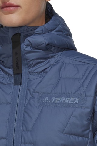 Gewatteerde Jas met Capuchon Terrex- Marineblauw