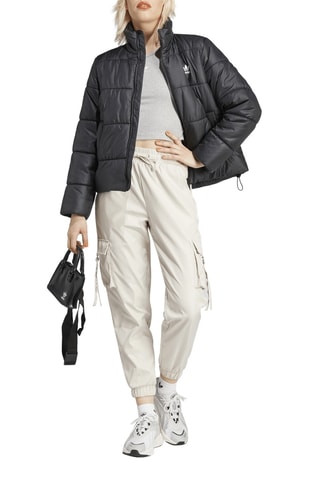 Gewatteerde Jas Adicolor Puffer - Zwart