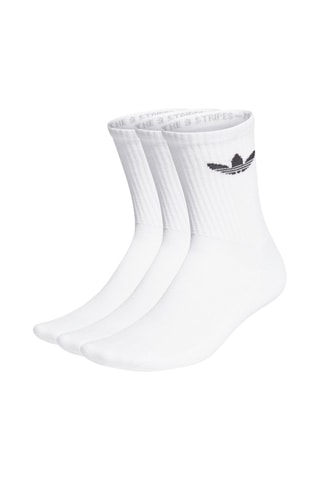 3 Paar Sokken Adicolor- Wit en Blauw