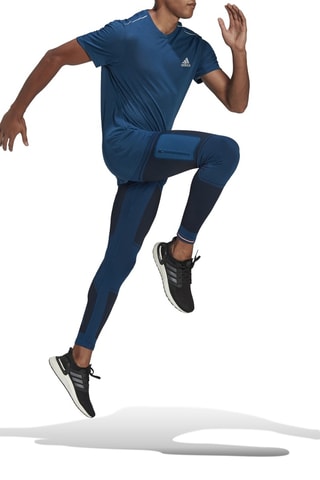 Hardloopshirt Indigoblauw