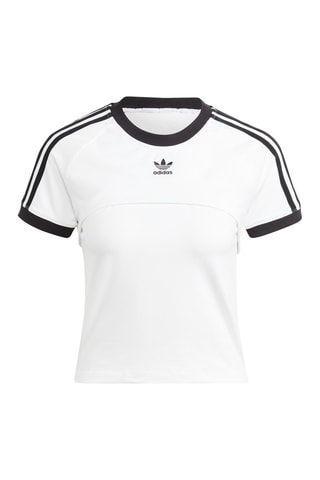 Cropped T-shirt en Hemd Wit