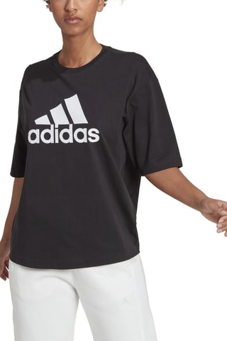 Oversized T-shirt Future Icons Badge of Sport- Zwart