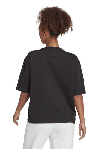 Oversized T-shirt Future Icons Badge of Sport- Zwart