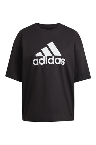 Oversized T-shirt Future Icons Badge of Sport- Zwart
