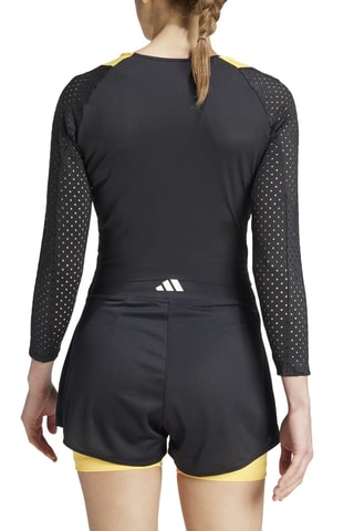 Tennisshirt Heat.Rdy FreeLift- Zwart en Wit