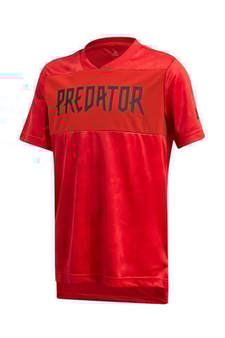 T-shirt 2 Materialen Jb Predator Jsy Rood