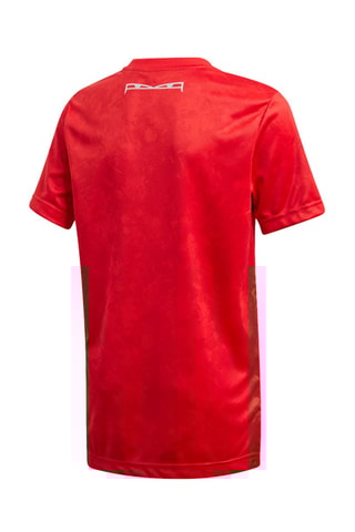 T-shirt 2 Materialen Jb Predator Jsy Rood