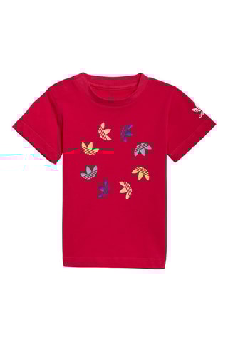 T-shirt en Short Adicolor Fuchsia