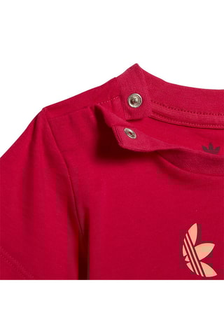 T-shirt en Short Adicolor Fuchsia