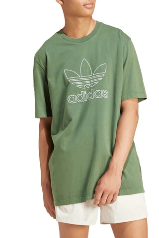 T-shirt Oversized Adicolor - Groen