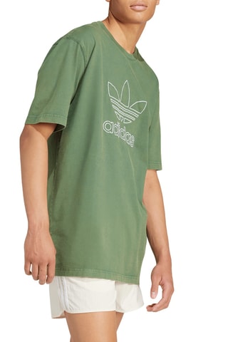 T-shirt Oversized Adicolor - Groen