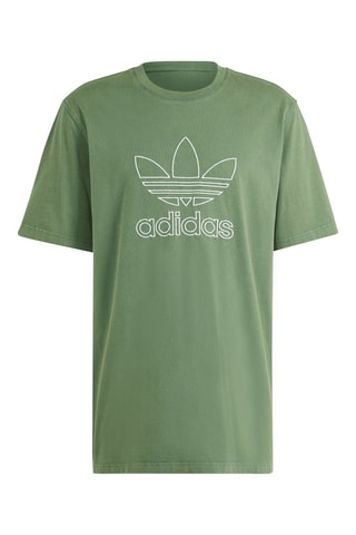 T-shirt Oversized Adicolor - Groen