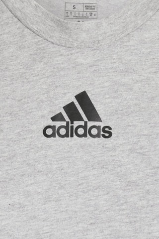 Trainingsshirt. Gemêleerd Lichtgrijs