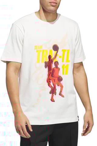Basketbalshirt Trae Young - Ecru