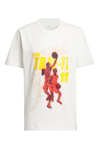 Basketbalshirt Trae Young - Ecru