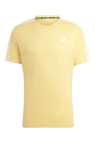 Hardloopshirt Own the Run 3 banden- Geel