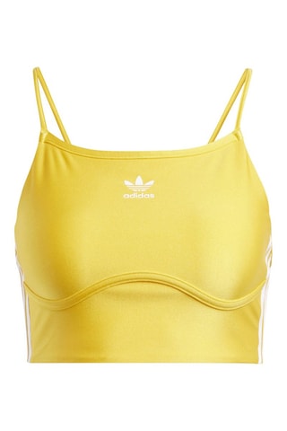 Crop top 3 S Bra Top- Geel