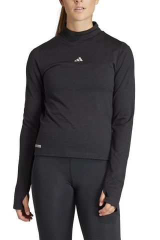 Hardloopshirt van merinoswol Ultimate Conquer the Elements- Zwart