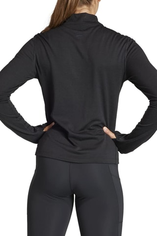 Hardloopshirt van merinoswol Ultimate Conquer the Elements- Zwart